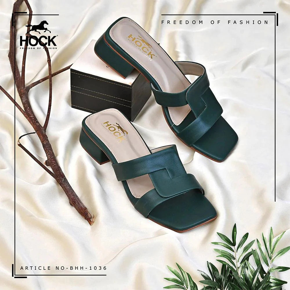 Leather Slides Sandals