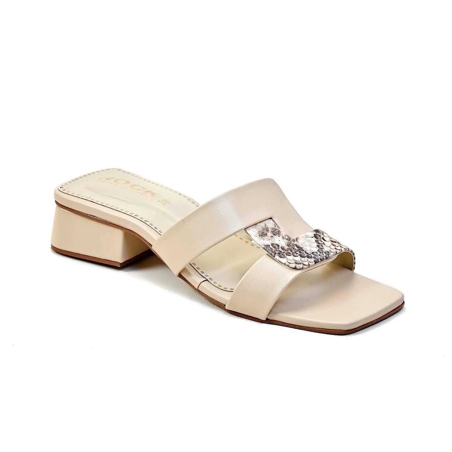 Leather Slides Sandals