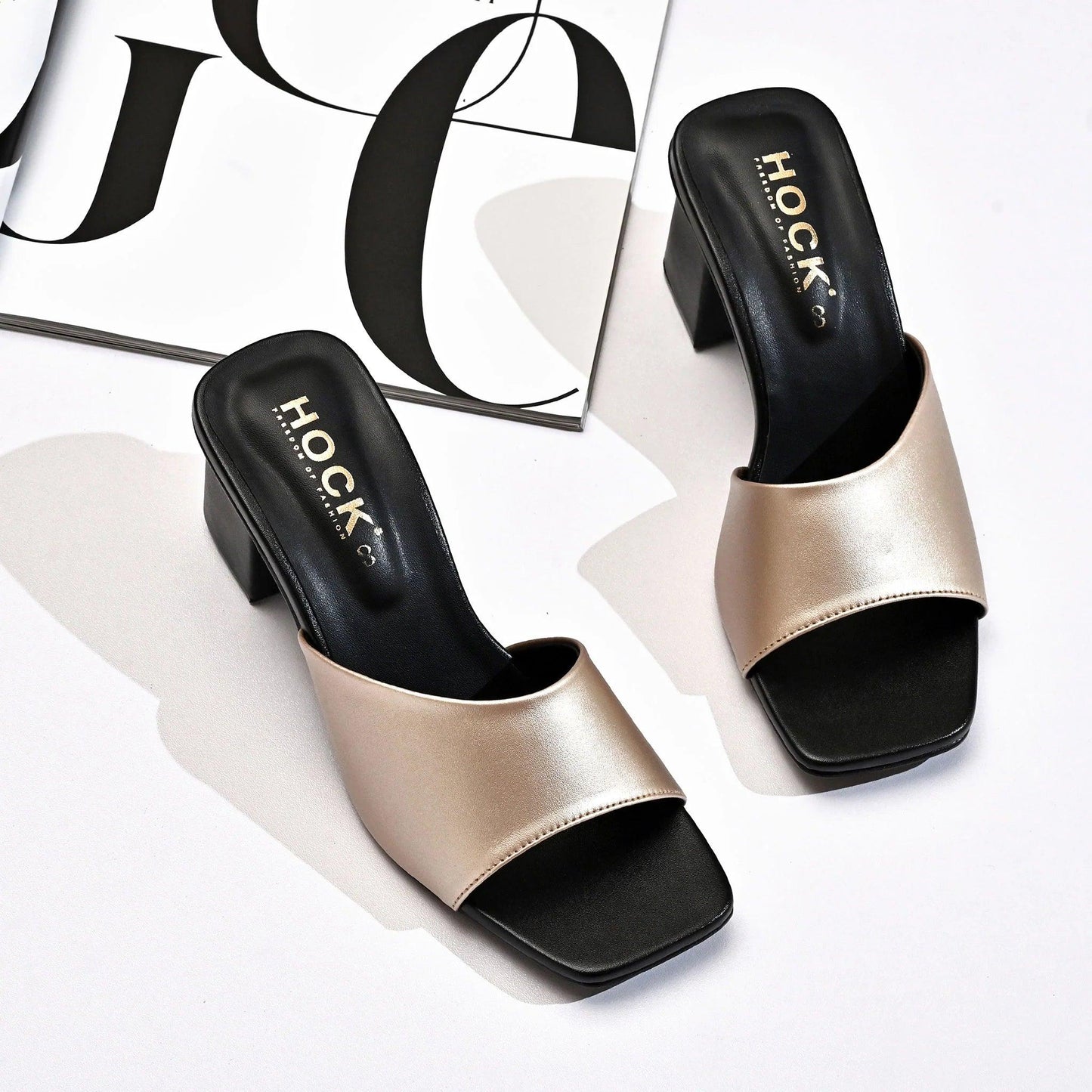 Solid Broad Heels