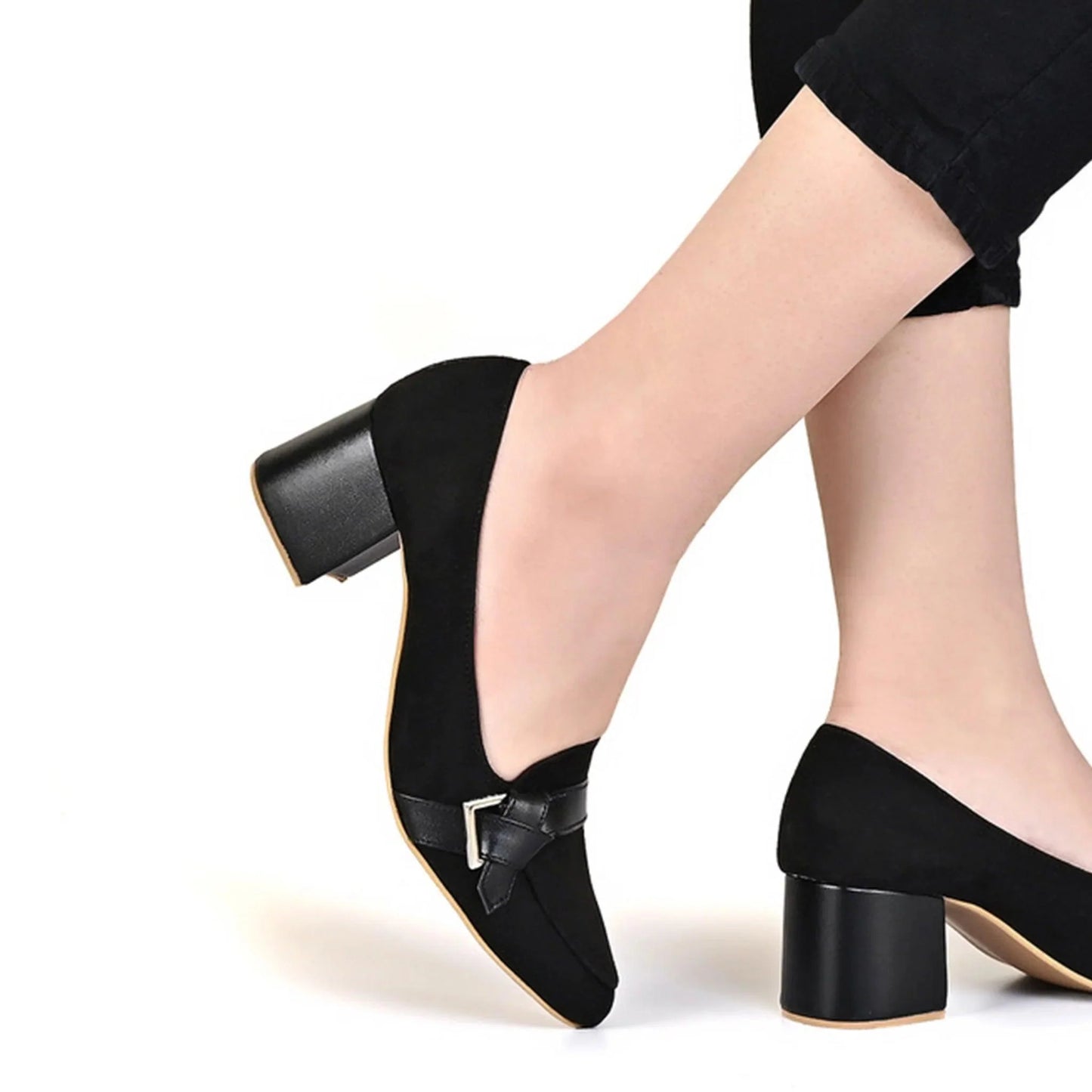 Buckle Knotted Heels