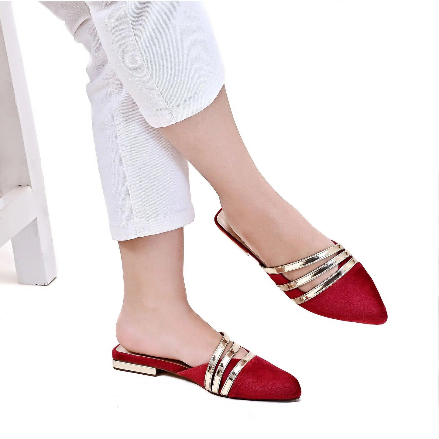 Tres-Straps Mules