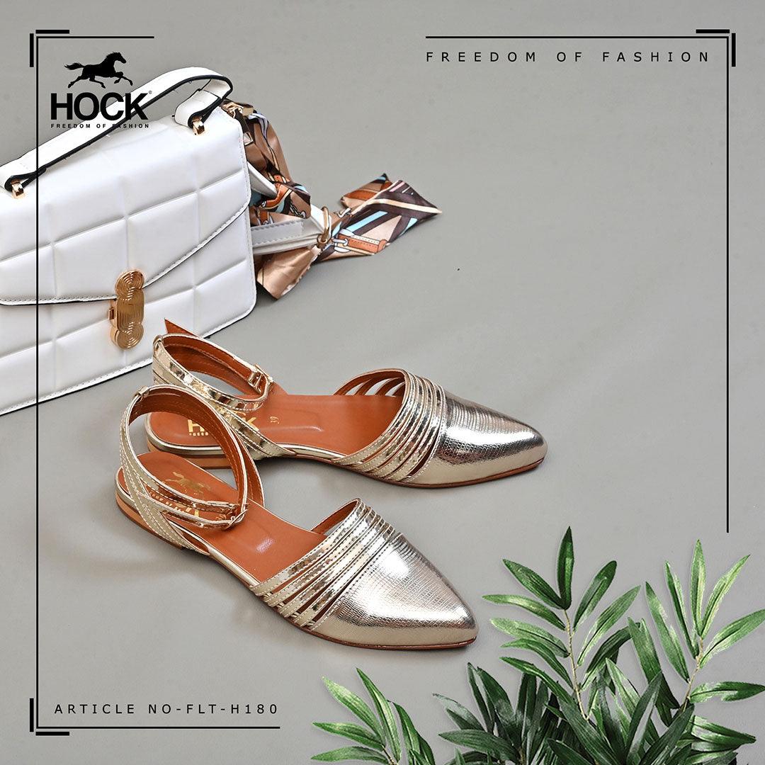 Pretty Gold Mules