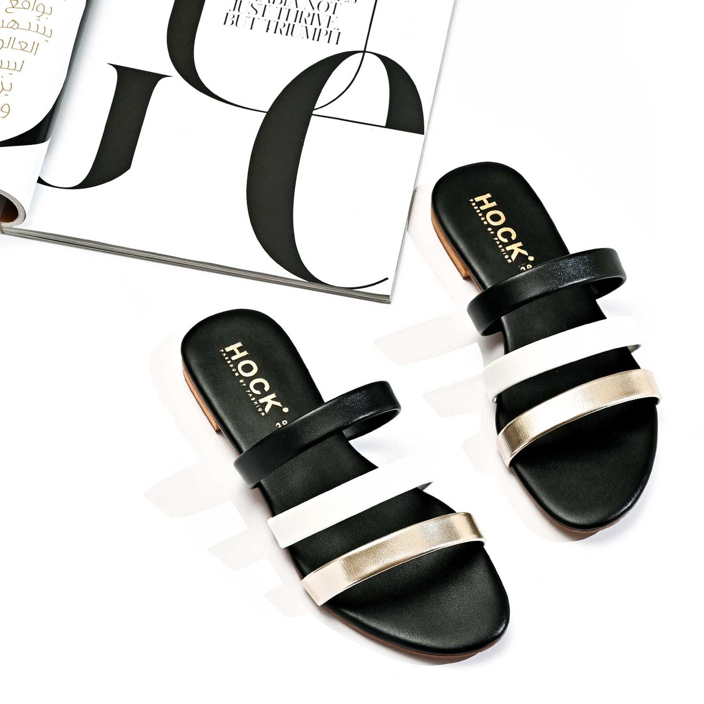 Subtle Hue Slippers