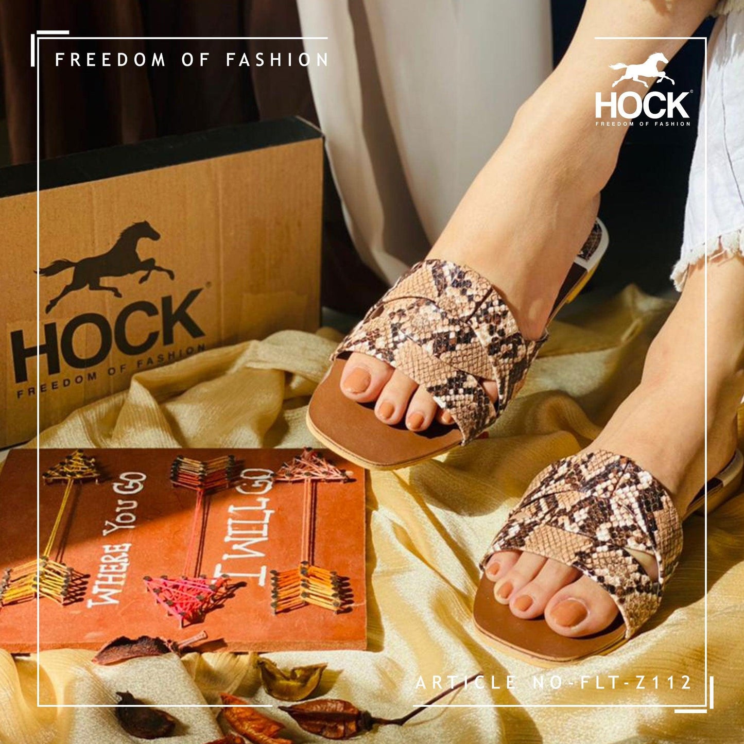 Snake Print Criss-Cross