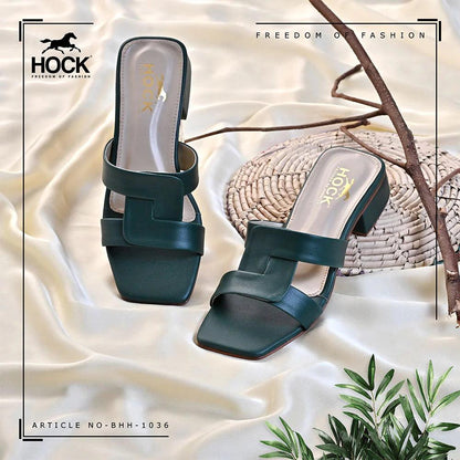 Leather Slides Sandals