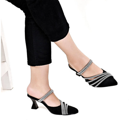 Gem-Strap Sling Summer Sale //// BLACK