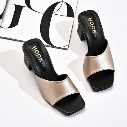 Solid Broad Heels