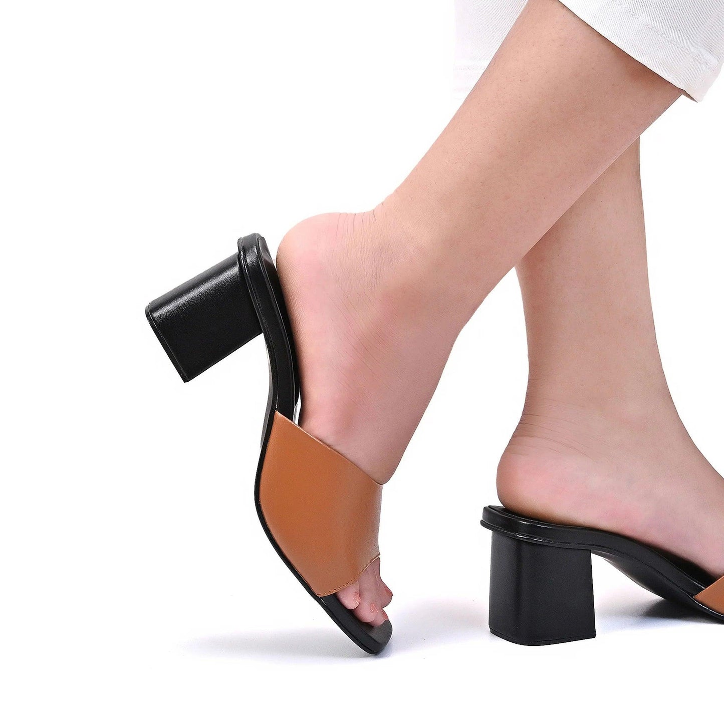 Solid Broad Heels