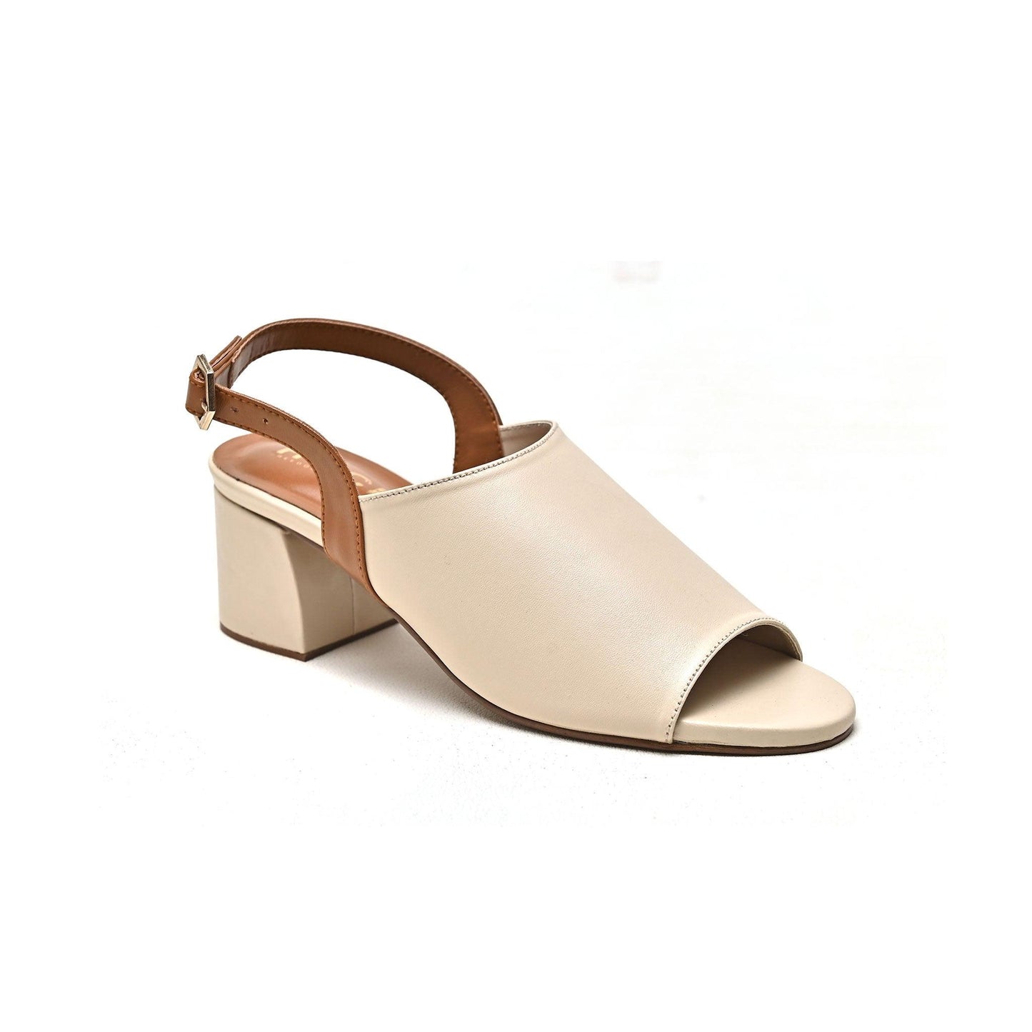 Round Toe Heeled Sandal
