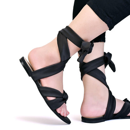 Lace-Up Sandals