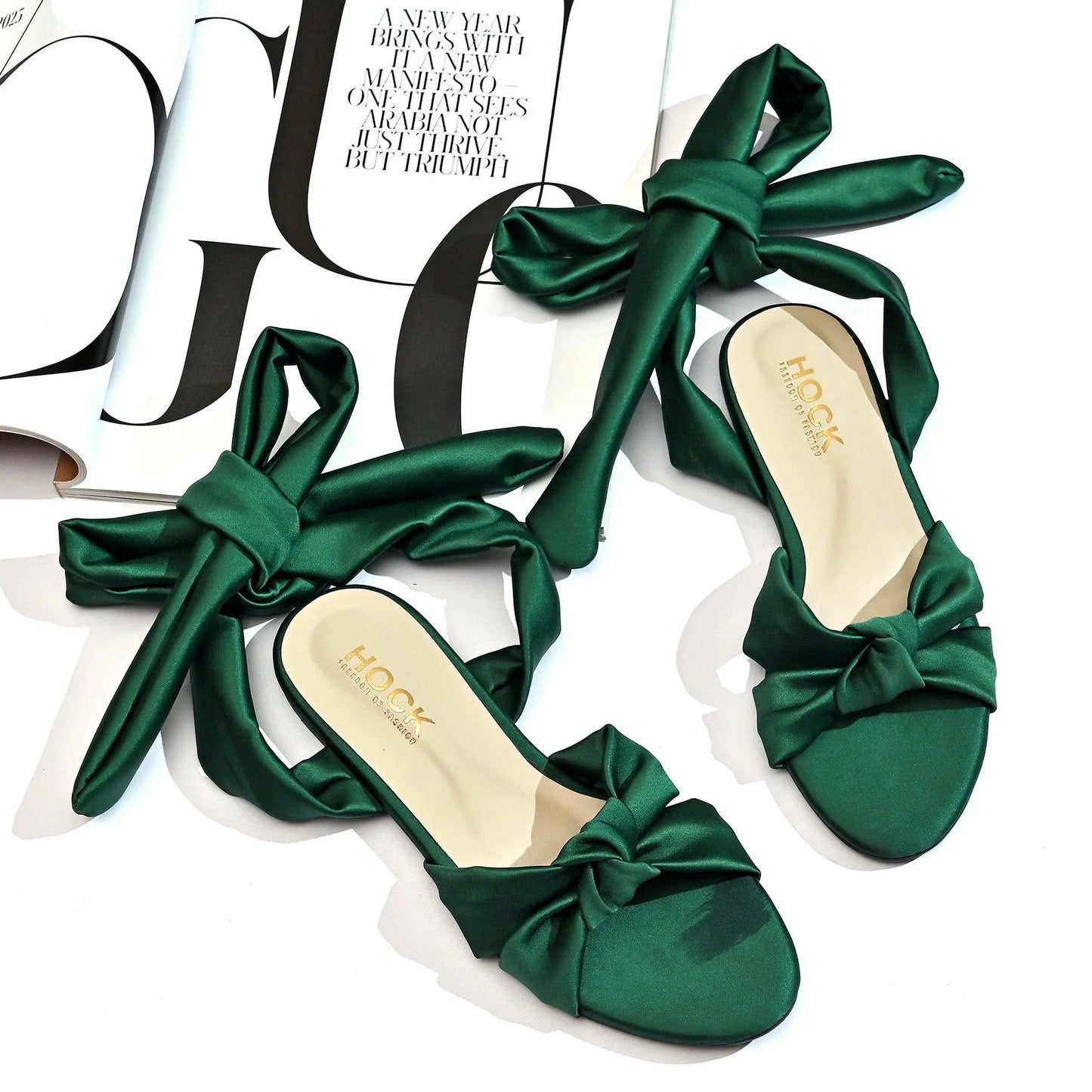 Lace-Up Sandals