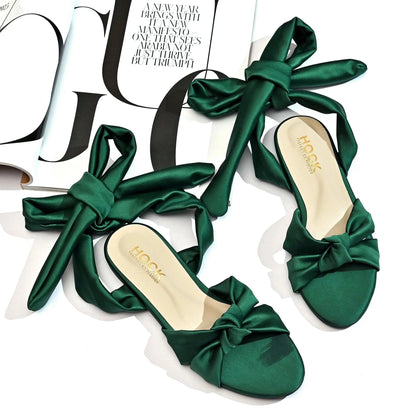 Lace-Up Sandals